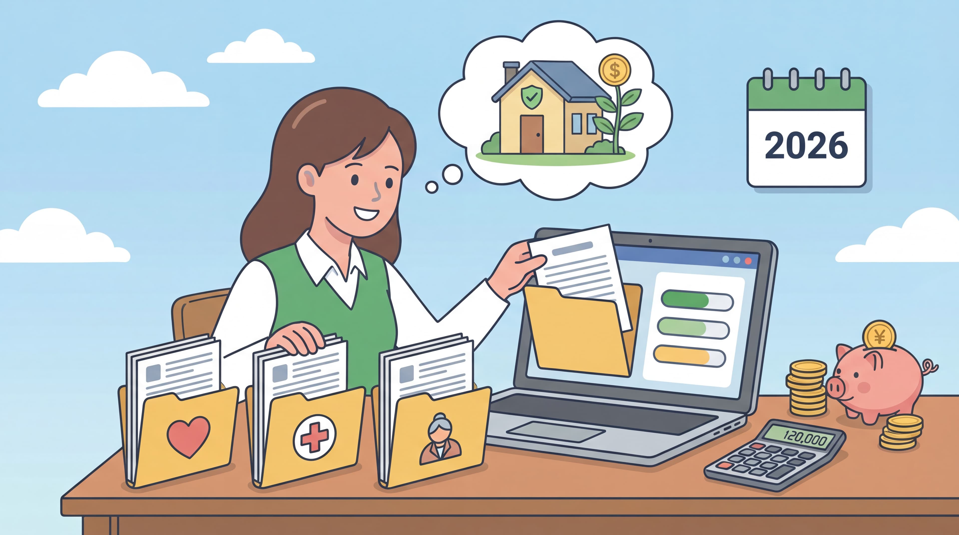 生命保険料控除2026完全ガイド|3つの控除で最大12万円の節税